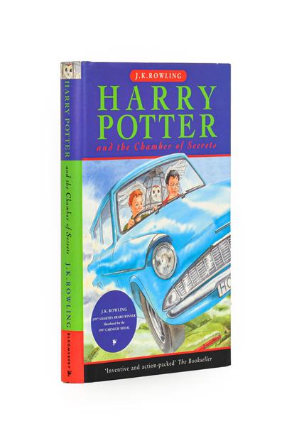 Lot 184 - Rowling (J. K.). Harry Potter and the Chamber of Secrets, London: Bloomsbury, 1998. 8vo,...