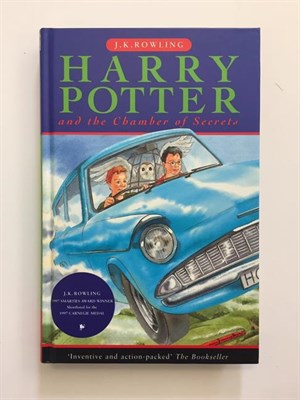 Lot 184 - Rowling (J. K.). Harry Potter and the Chamber of Secrets, London: Bloomsbury, 1998. 8vo,...