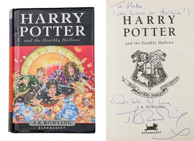 Lot 185 - Rowling (J. K., 1965-). Harry Potter and the Deathly Hallows, London: Bloomsbury, 2007. 8vo,...