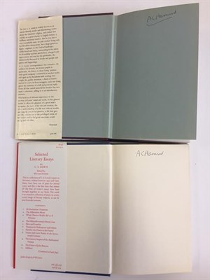 Lot 197 - Lewis (C. S., 1898-1963). Collection of C. S. Lewis titles from the library of Cecil Harwood,...