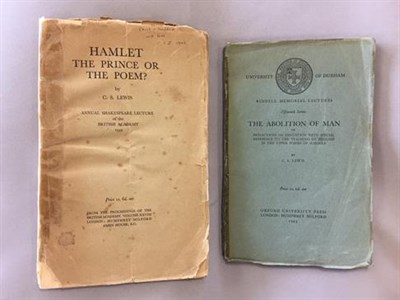 Lot 199 - Lewis (C. S., 1898-1963). Hamlet. The Prince or the Poem. Annual Shakespeare Lecture of the British