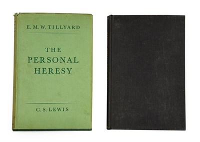 Lot 201 - Lewis (C. S., 1898-1963). The Personal Heresy. A Controversy [and:] Rehabilitations and Other...