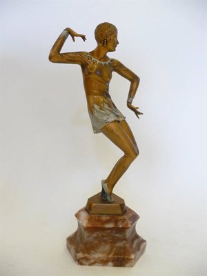 Lot 1783 - After Ferdinand Preiss (1892-1943): "The Charleston Dancer" or "The Red Dancer", A Cold Painted...