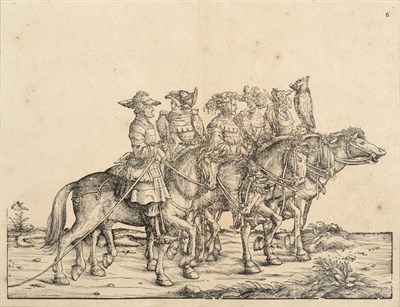 Lot 1000 - After Hans Burgkmair the Elder (1473-1531) German A scene from the Triumphal Procession of...