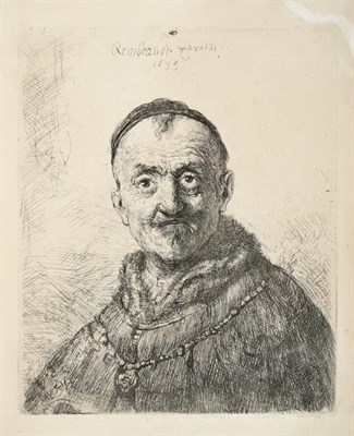 Lot 1001 - Rembrandt van Rijn (1606-1669) Dutch  After Jan Lievens, The First Oriental Head Etching and...