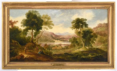 Lot 1058 - Circle of Sir Edwin Henry Landseer RA (1802-1873) Extensive view of Rydal Hall and Rydal water,...