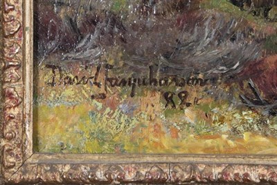 Lot 1068 - David Farquharson ARA ARSA (1839-1907) Scottish  ''Deeside 1889'' Signed and dated (18)89, oil...