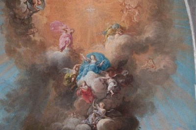 Lot 1082 - Circle of Giovanni Battista Tiepolo (1696-1770) Italian  Ceiling design The Assumption of the...