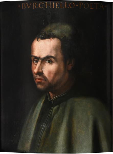 Lot 1087 - Circle of Cristofano dell Altissimo (c.1525- 1605) Italian  Portrait of the poet Burchiello,...