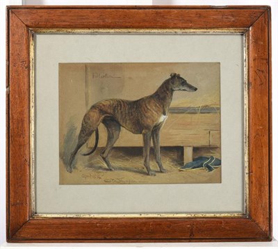 Lot 1111 - Charles Whympher (1853-1941) ''Fullerton'' Signed, inscribed and dated April 1894, mixed media...