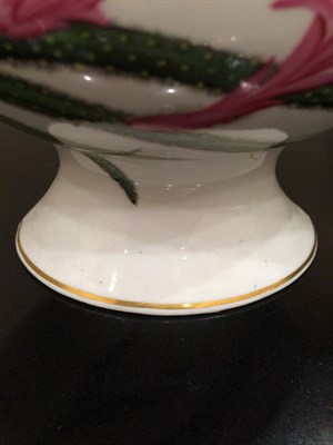 Lot 62 - A Chamberlains Worcester Porcelain Botanical Tureen and Cover, circa 1800, of oval form with...
