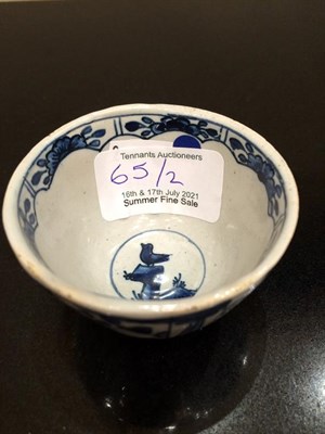 Lot 65 - An English Delft Posset Pot and Cover, London or Bristol, circa 1720, of baluster form with...