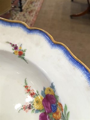 Lot 109 - A Marcoline Meissen Porcelain Dinner Service, circa 1780, painted with flowersprays and...