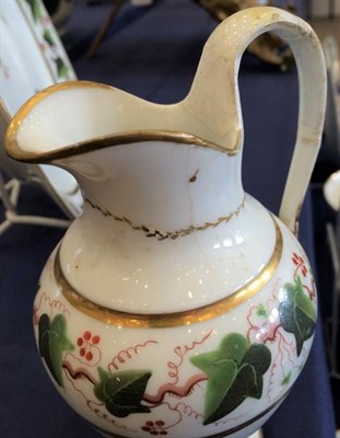 Lot 124 - A Paris Porcelain Tea and Coffee Service, early 19th century, painted with scattered ivy sprigs...