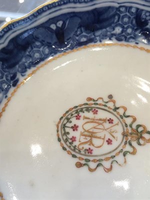 Lot 155 - A Chinese Porcelain Coffee Cup and Saucer from the Sir Joshua Reynolds Service, Qianlong, circa...