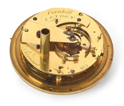 Lot 278 - An Oak Cased One Day Marine Chronometer Mantel Timepiece, signed Barraud, Cornhill, London, No.403