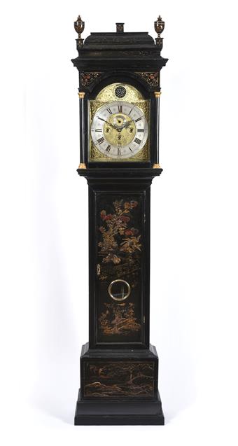 Lot 290 - A Rare Chinoiserie Quarter Chiming Longcase Clock, signed Jos Green, North Shields, circa 1730,...