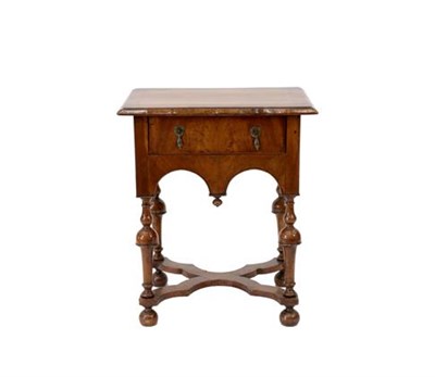 Lot 396 - A 19th Century Walnut, Crossbanded and Featherbanded Dressing Table, in William & Mary style,...