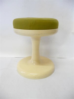 Lot 1878 - A 1960's Lockhausen Plastik Stool, by Friedrich Stuckenbroker, moulded factory mark, 51cm