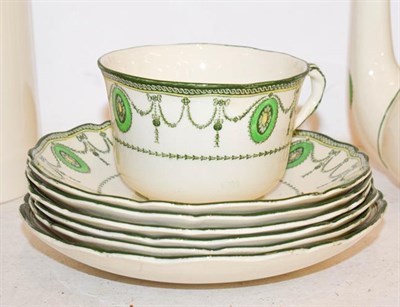 Lot 353 - A Royal Doulton Countess pattern part dinner and tea service, a stoneware jar, a large copper...