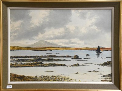 Lot 1014 - Leon O' Kennedy (1900-1979) Irish estuary scenes, a pair, signed, oils on board, 54cm by 77cm (2)