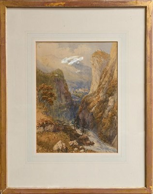 Lot 1018 - James Orrock RI (1829-1913) Near Dalmeny, Firth of Forth, signed, watercolour, 29.5cm by 47cm...