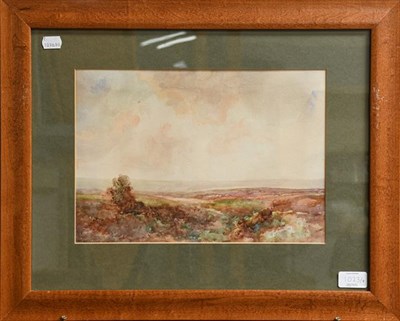 Lot 1023 - William Whitehead (19th/20th century) A pair of landscape watercolours together with a pair of...