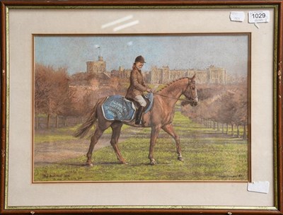 Lot 1029 - After Roger Inman four equestrian prints, the Duchess of York, Vonjo O' Neal, Princess Anne at...