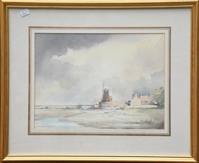Lot 1080 - David Eddington (20th century) a pair of signed watercolours of boats in a estuary, 25cm by...