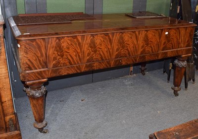 Lot 1173 - A 19th century rosewood and mahogany Collard & Collard square piano, 183cm by 84cm by 82cm