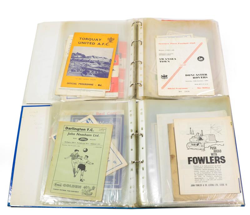 Lot 3018 - Football Programmes An Interesting Collection 1950's And Onwards including Manchester United v...