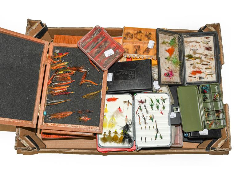 Lot 3052 - A Collection Of Various Fly Boxes And Reservoirs by various makers including Hardy,...
