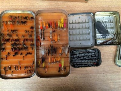 Lot 3056 - A Collection Of Various Fly Boxes, Fly Wallets, Lures And Accessories by various makers...