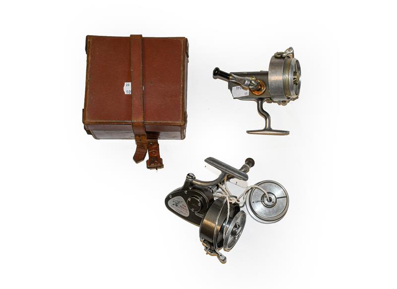 Lot 3075 - A Hardy Altex No2 MKV Spinning Reel along with a Hardy Exalta and spare spool. (3)