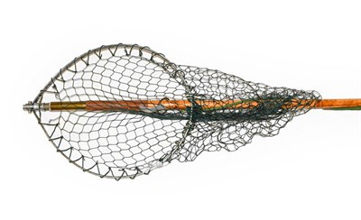Lot 3093 - A Hardy Simplex Trout Wading Net.