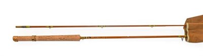 Lot 3110 - A Sharpes Fario 85 Two Section Split Cane Trout Fly Rod 8'-5'' #5/6