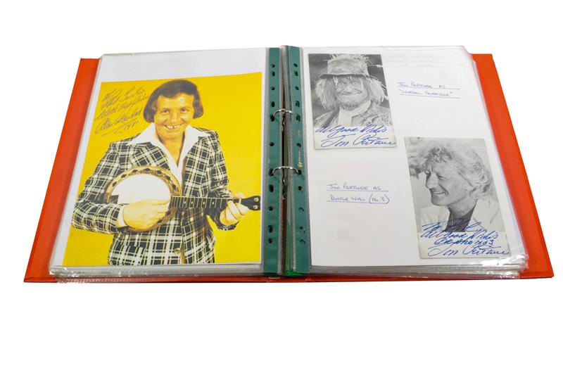Lot 3138 - Various Show Business Signatures, Signed Photographs And Letters including Hinge & Bracket, Max...