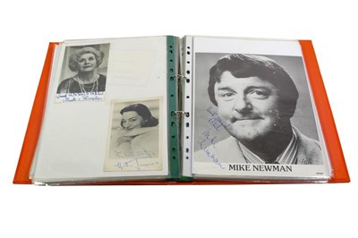 Lot 3138 - Various Show Business Signatures, Signed Photographs And Letters including Hinge & Bracket, Max...