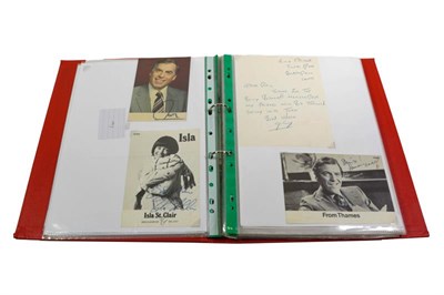 Lot 3140 - Various Show Business Signatures, Signed Photographs And Letters including Arthur English,...