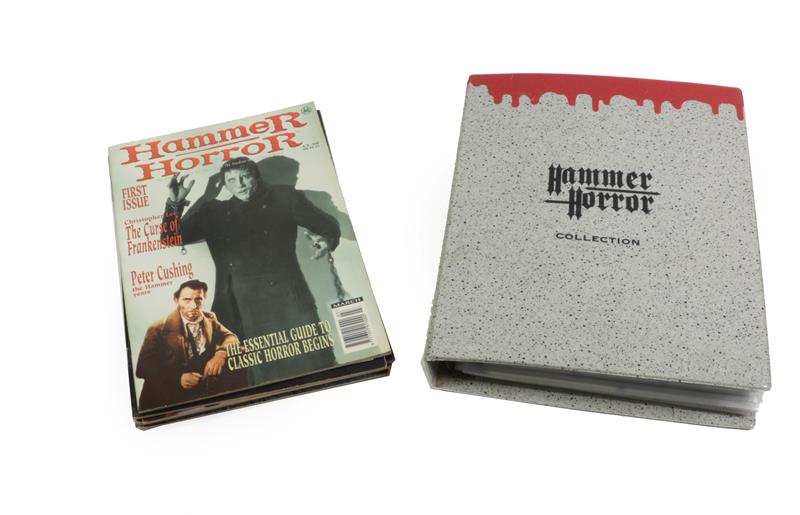 Lot 3146 - Hammer Horror A Collection Of Trading Cards various sets in one folder, and eight copies of...
