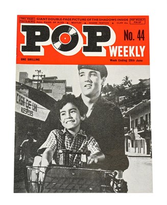 Lot 3150 - Pop Weekly No.44 29th June 1963 Autographed By The Rolling Stones five signatures: Mick Jagger,...