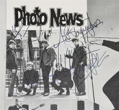 Lot 3150 - Pop Weekly No.44 29th June 1963 Autographed By The Rolling Stones five signatures: Mick Jagger,...