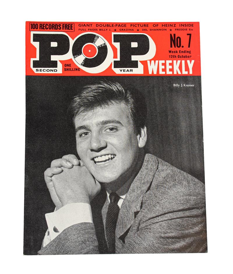 Lot 3151 - Pop Weekly No.7 12th October 1963 Autographed By The Rolling Stones five signatures: Mick...