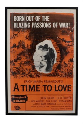 Lot 3156 - Limited Edition Film Poster Print 'A Time To Love' 58/244 26 1/2x40 1/2'' 67x103 cm (framed and...