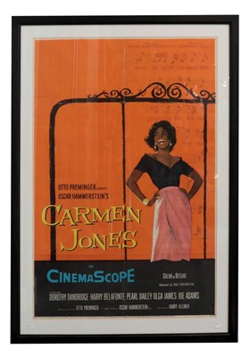 Lot 3158 - Limited Edition Film Poster Print 'Carmen Jones' 54/474 25 1/2x38 1/2'' 65x98cm (framed and glazed)