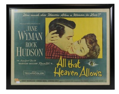 Lot 3161 - Limited Edition Film Poster Print 'All That Heaven Allows' 55/470 27 1/2x21 1/2'' 70x55 cm...