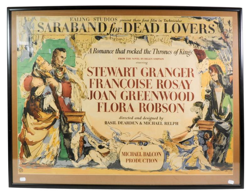 Lot 3164 - Saraband For Dead Lovers (1948) Film Poster 'A Romance That Rocked The Thrones Of Kings'...
