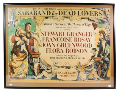 Lot 3164 - Saraband For Dead Lovers (1948) Film Poster 'A Romance That Rocked The Thrones Of Kings'...