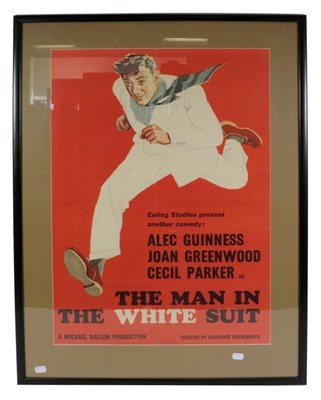 Lot 3165 - The Man In The White Suit (1951) Film Poster starring Alec Guinness, Joan Greenwood and Cecil...