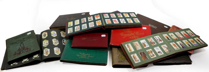 Lot 3171 - Cigarette Cards A Collection Of Assorted Sets In 14 Slot In Albums including Players Army Corps...
